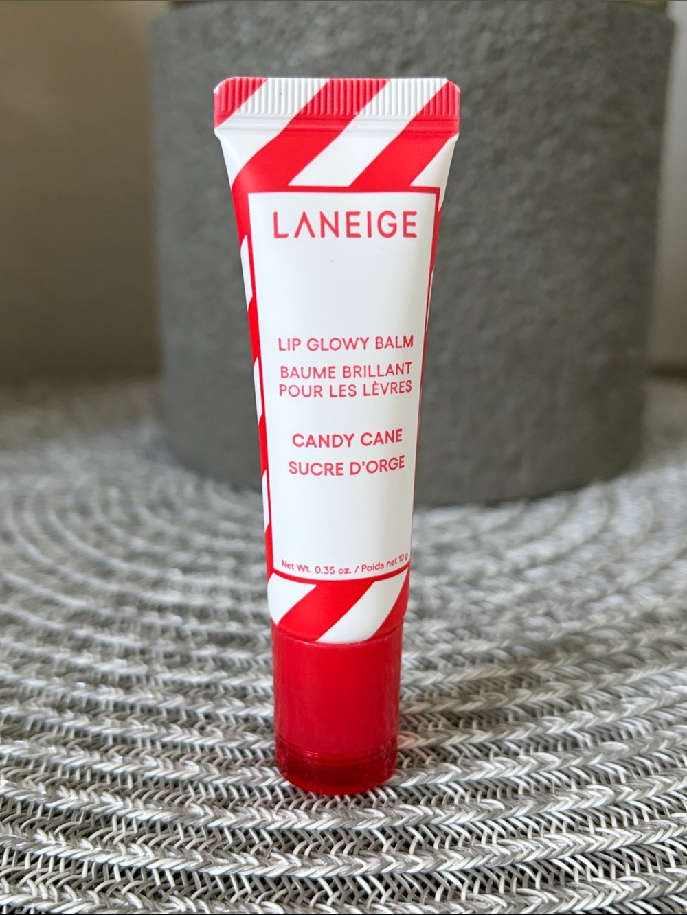 NWT Laneige Lip Glowy Balm Candy Cane 10g